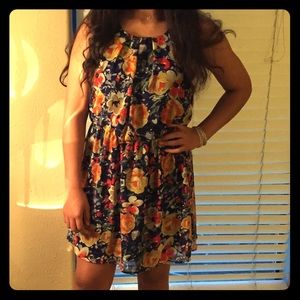 Floral chic sleeveless dress